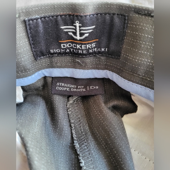 Dockers Signature Khakis GREY 34-30 - Picture 4 of 6